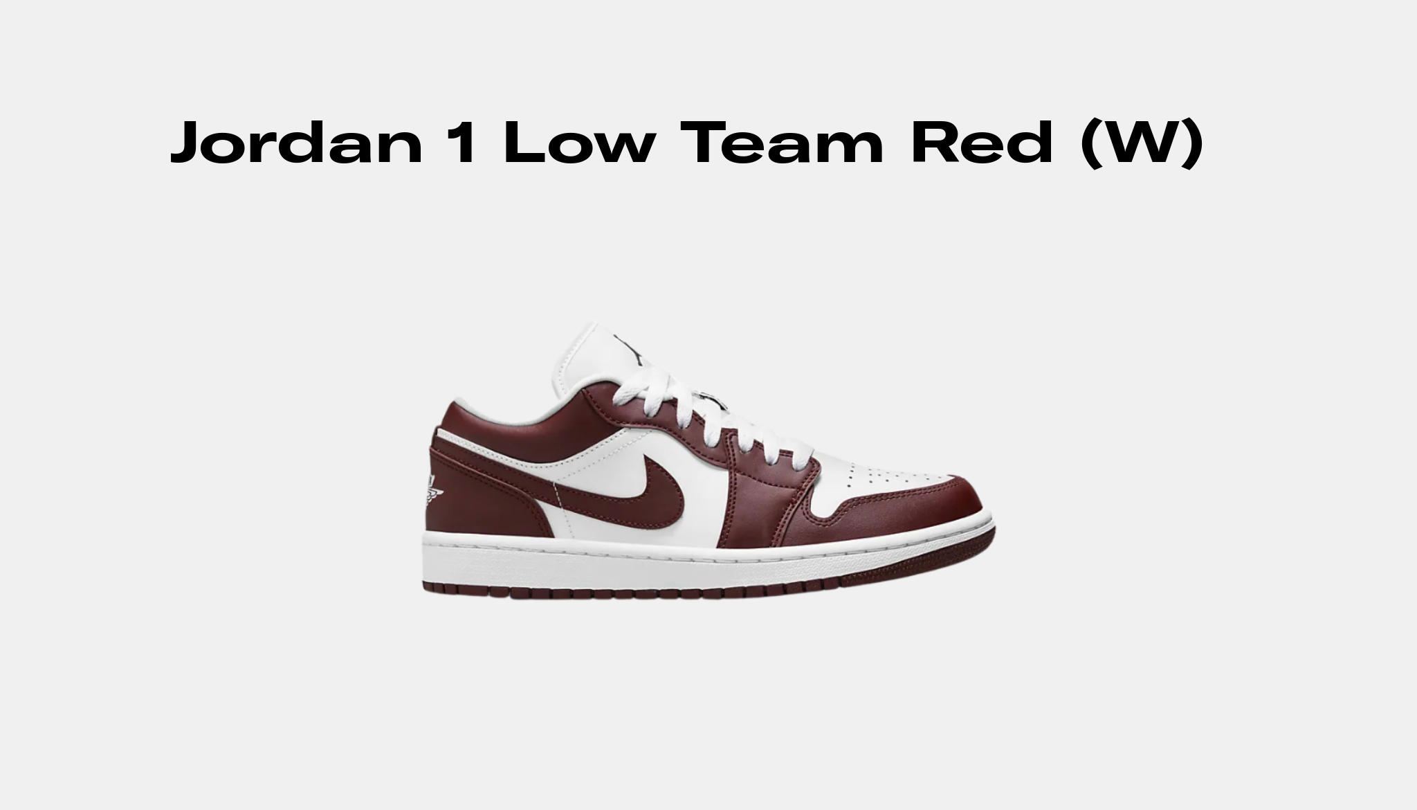 Jordan 1 Low Team Red (W), Raffles and Release Date | Sole Retriever